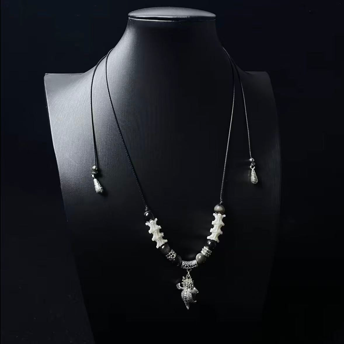 Real Snake Bone Necklace | 31 Styles to Choose | Dark Gothic Talisman Jewelry