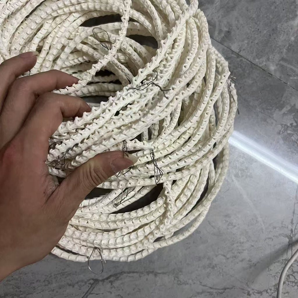 Real Snake Bone Beads Strand – Polished DIY Jewelry Making Material
