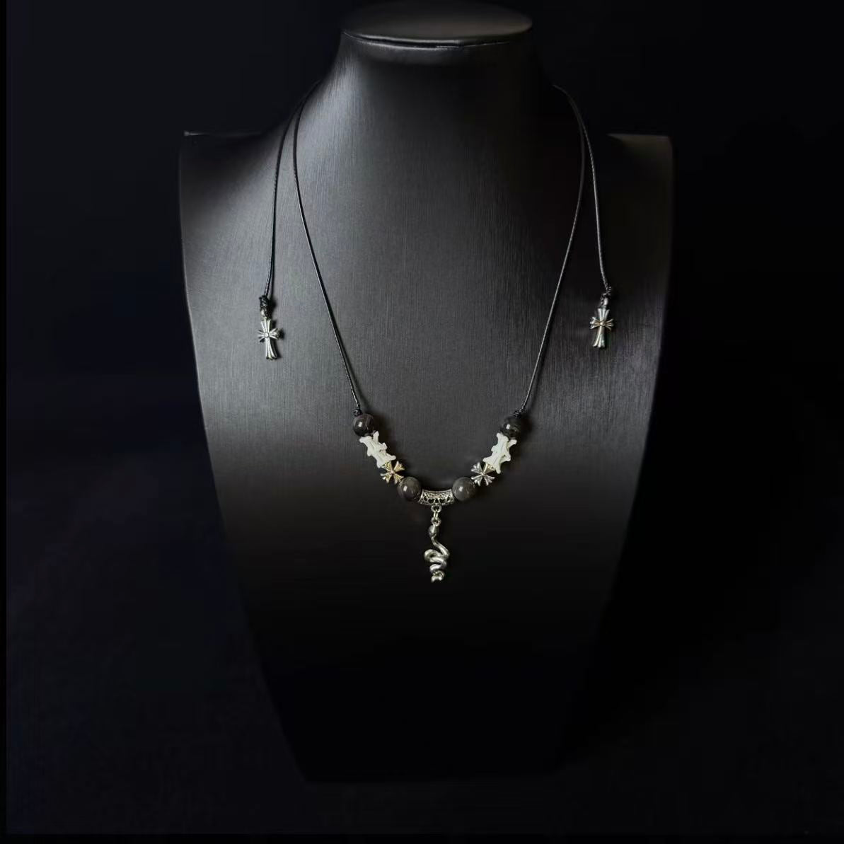 Real Snake Bone Necklace | 31 Styles to Choose | Dark Gothic Talisman Jewelry