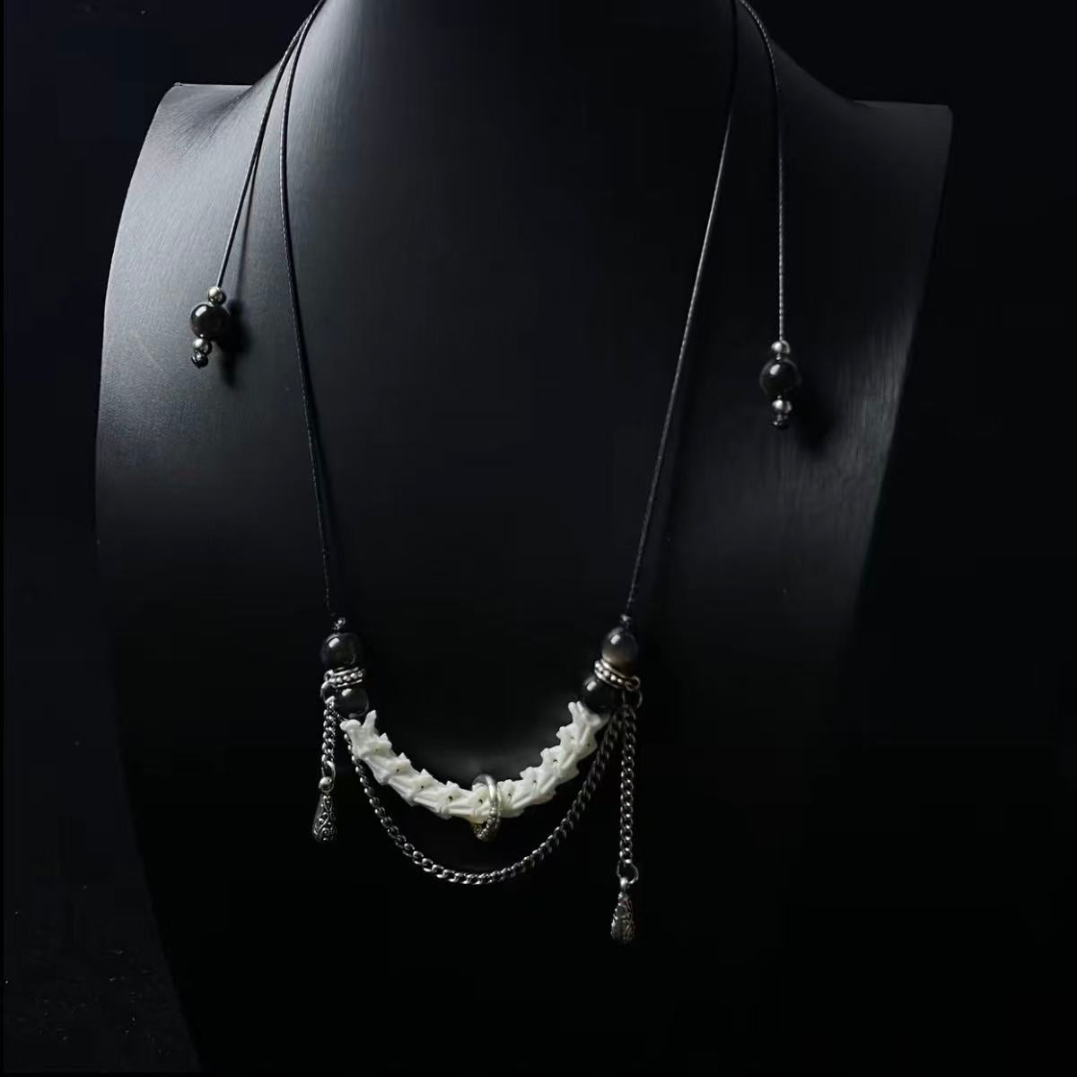 Real Snake Bone Necklace | 31 Styles to Choose | Dark Gothic Talisman Jewelry